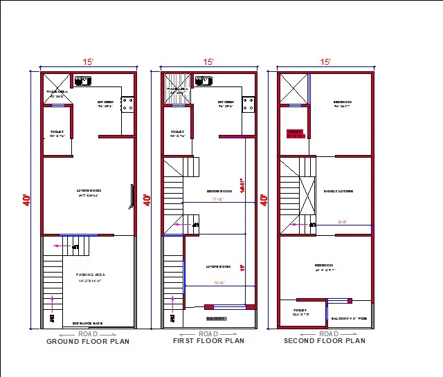 House Design Home Design Interior Design Floor Plan Elevations