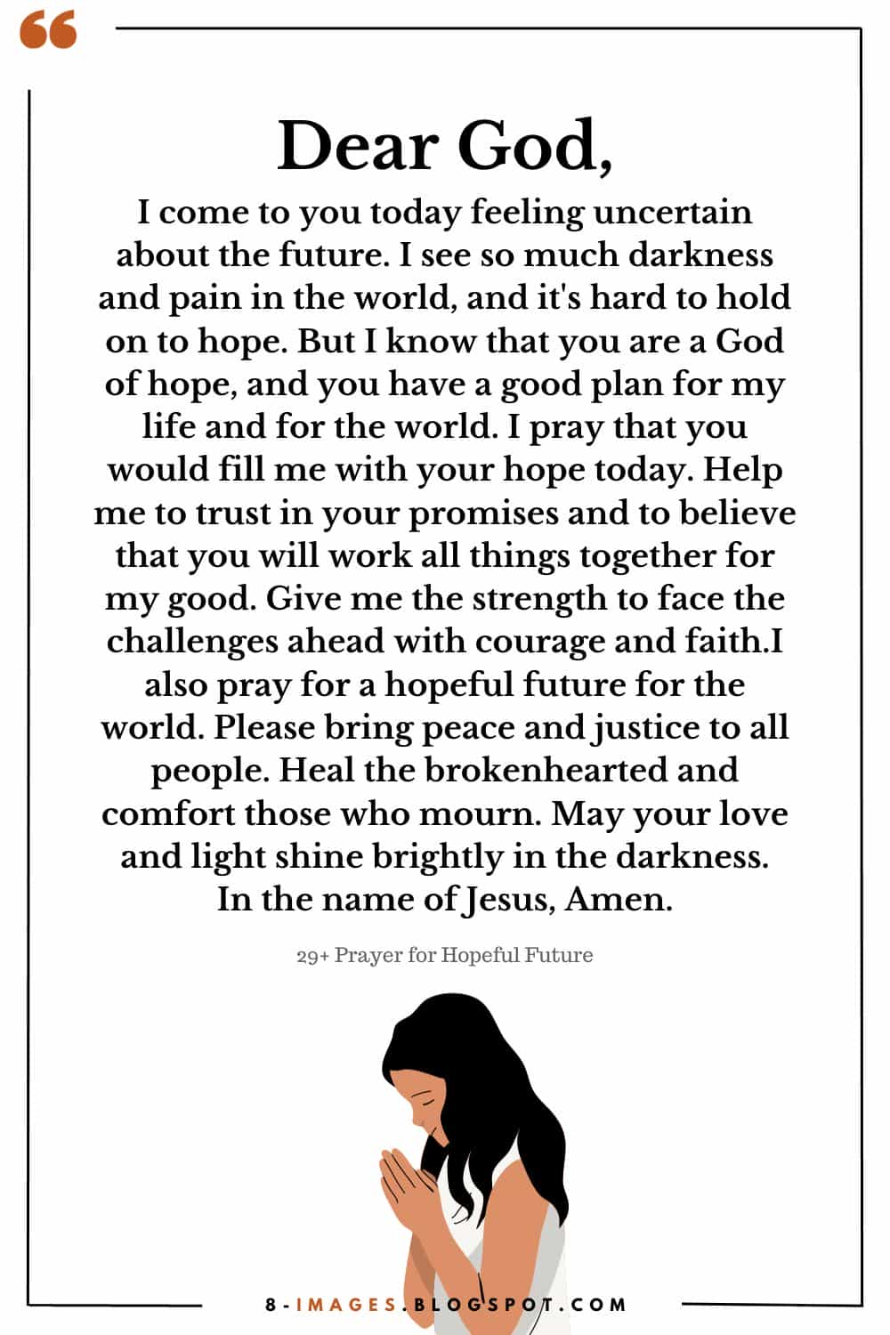 Prayer for Hopeful Future