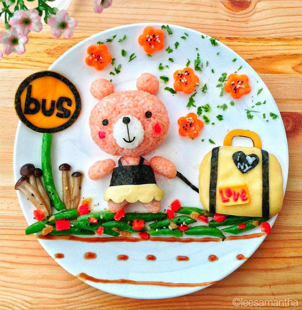 Adorable food art by Samantha Lee