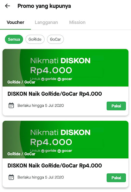 Cara Mendapatkan Voucher GoRide Gratis