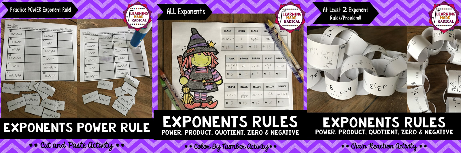 New Exponent Rule Resources Learning Made Radical
