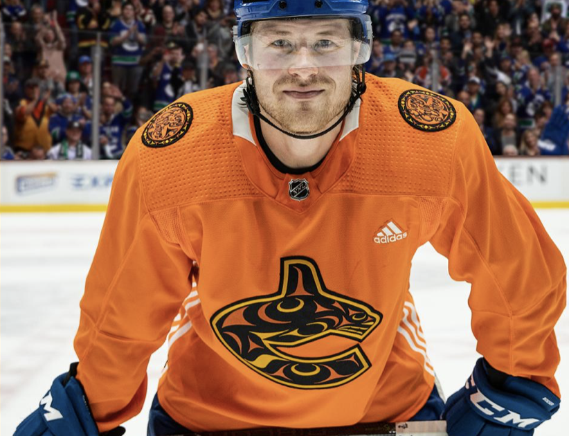 Vancouver Canucks to don orange warm-up jerseys for 4th First Nations night