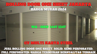 GAMBAR, ROLLING DOOR ONE SHEET, JAKARTA, TERBARU, 2025