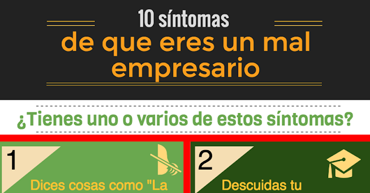 Síntomas de que eres un mal empresario