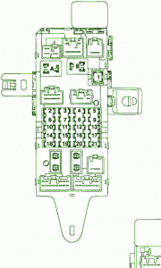 Fuse Box Toyota 1998 GS400 Diagram