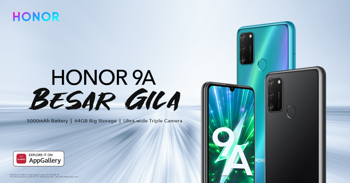 Honor 9A for RM549 and specification