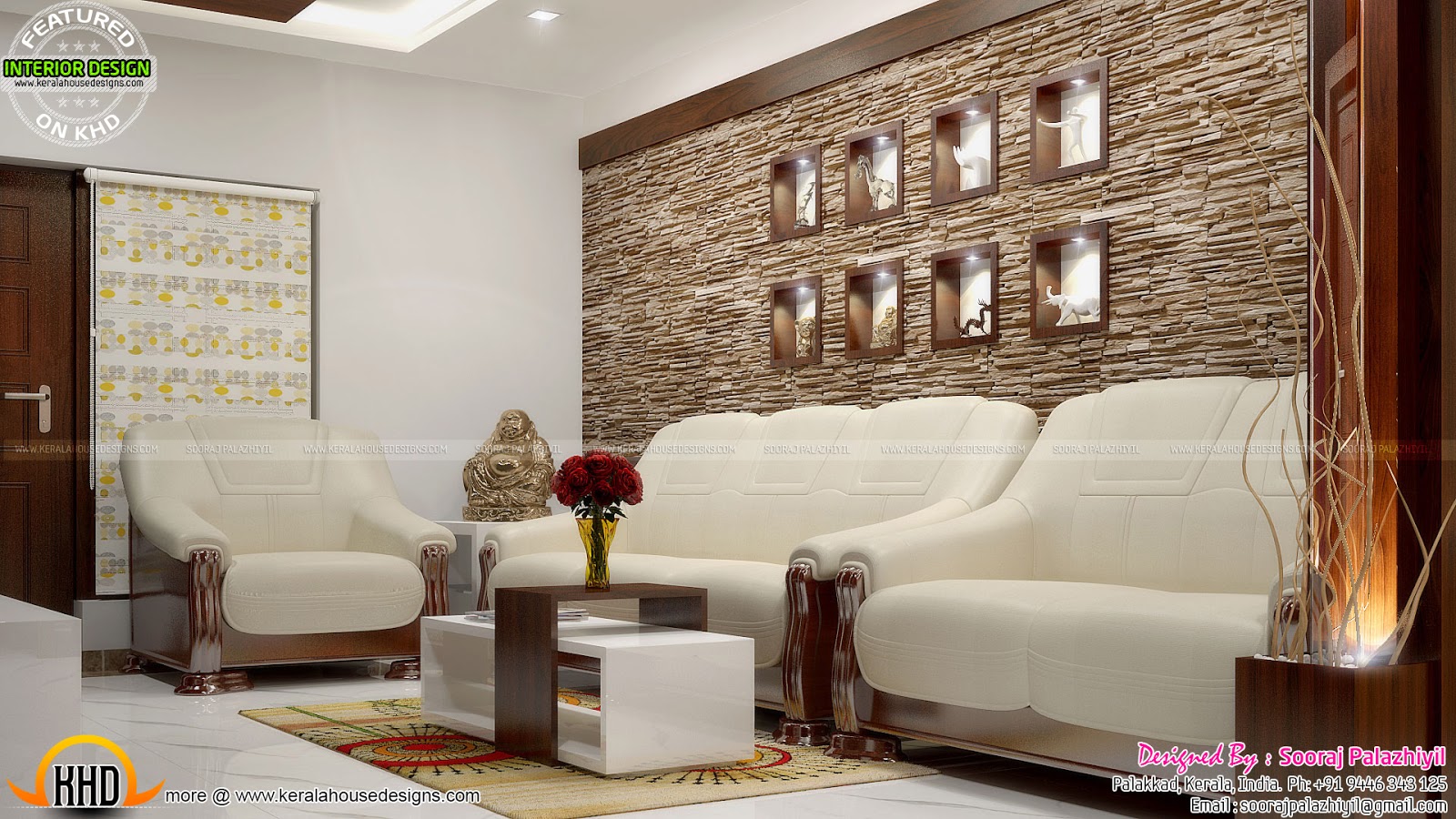Simple apartment interior in Kerala  Kerala  home design 