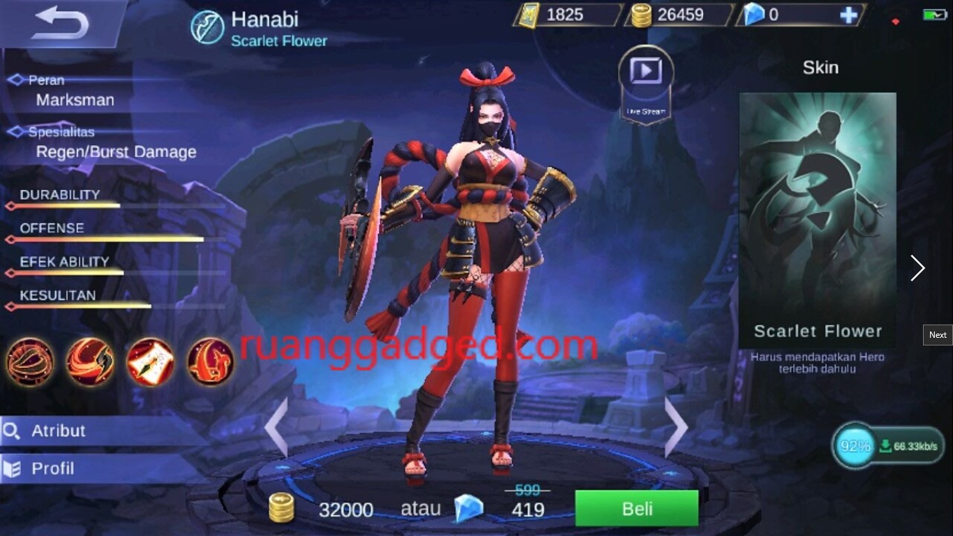 Hero Hanabi Hero Marksman Baru Mobile Legends