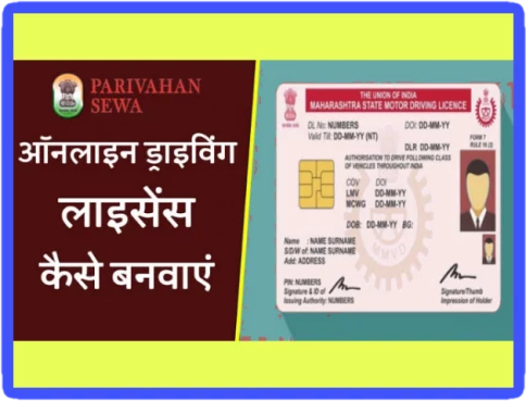 Driving Licence Kaise Banaye? जानिए ड्राइविंग लाइसेंस ऑनलाइन आवेदन कैसे करे - Hindi Various info 