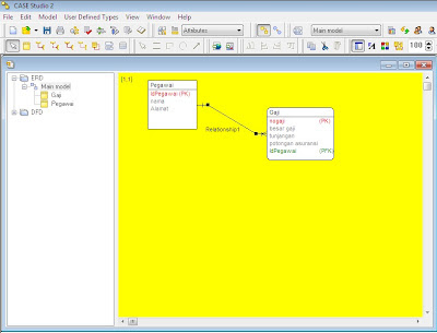 Tutorial membuat ERD di case studio 2 perkuliahan 