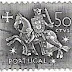 1953 - Portugal - Cavaleiro Medieval 50ctvs