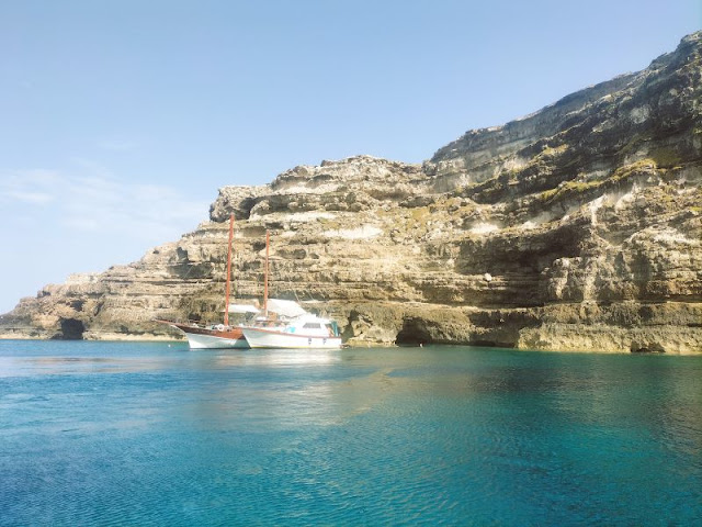 escursione barca muro vecchio Lampedusa