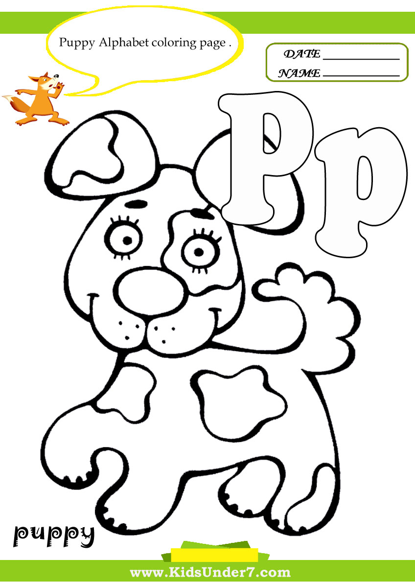 Letter P Worksheets and Coloring Pages