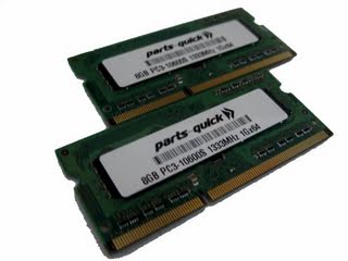 Apple Mac Mini Memory Module 16GB 1333MHz DDR3 (PC3-10600) - 2 X 8GB SO-DIMMs RAM 2.0GHz 2.7GHz Intel Core i7 with Thunderbolt I/O Mid 2011 (PARTS-QUICK BRAND)