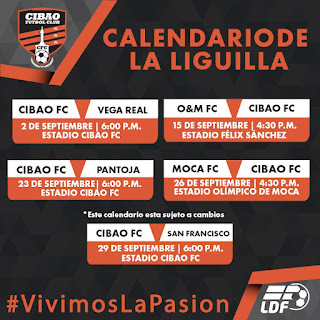 Cibao FC recibe Vega Real en inicio de la Liguill