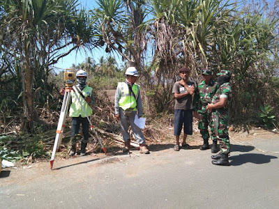 Bantu Pengamanan Pengukuran Lokasi  Sirkuit MotoGP Korem 