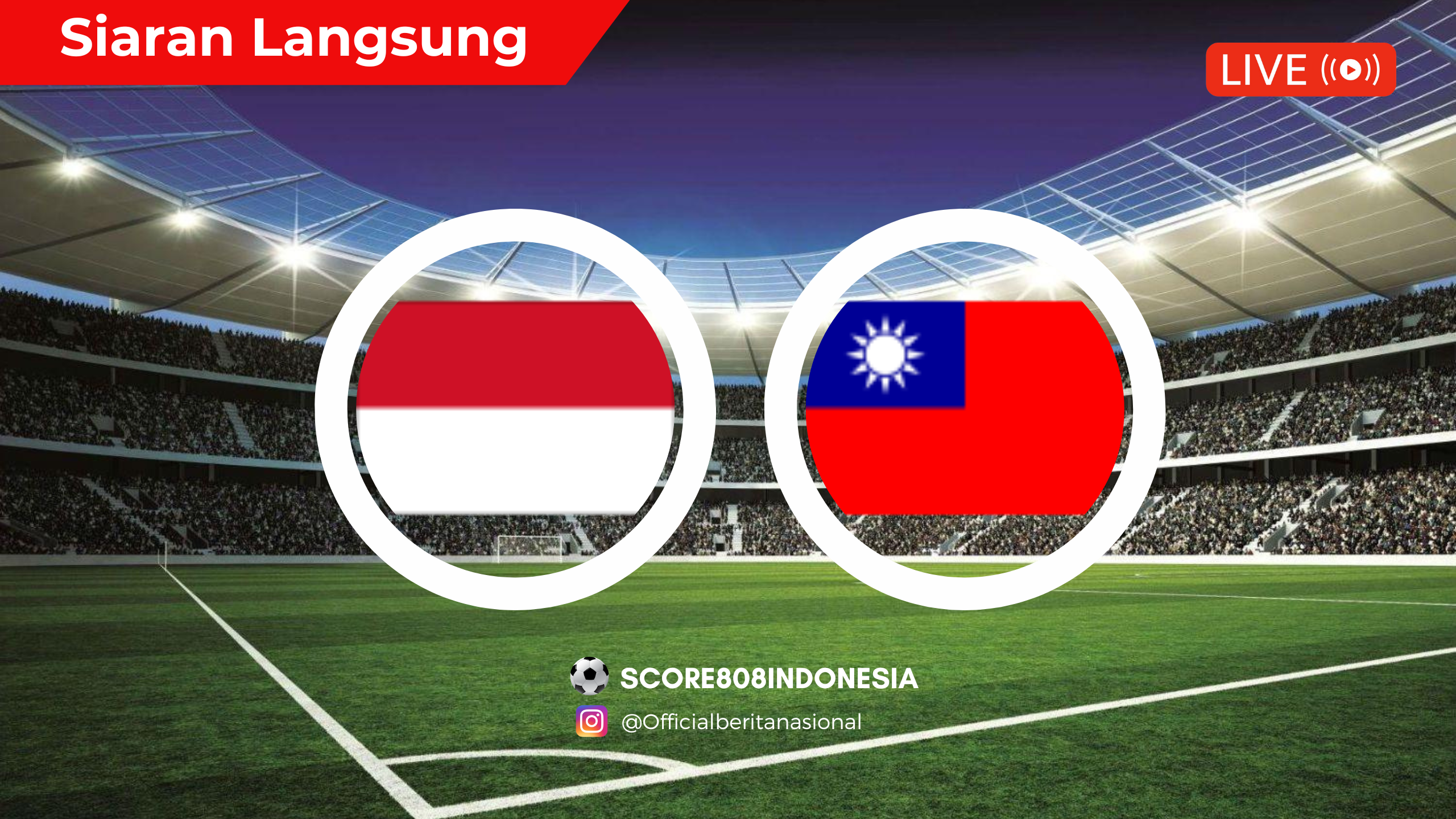 Indonesia U23 vs Chinese Taipei U23