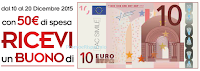 Logo Buono sconto sicuro da euro 10 e risparmi sulla spesa