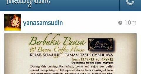 Famili ZNZN [♥]: Buffet Ramadhan @ Bayou Coffee House, Cyberjaya - Part 1