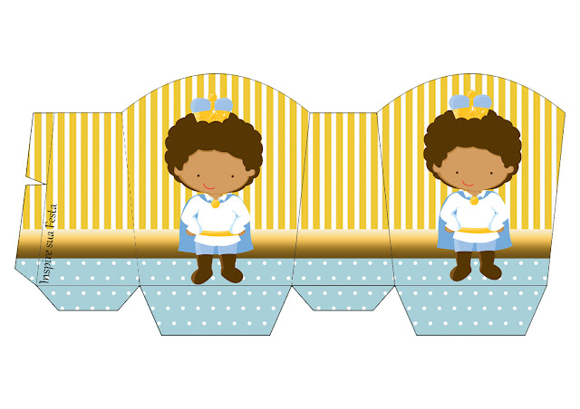 Afro Prince  Free Printable Box.