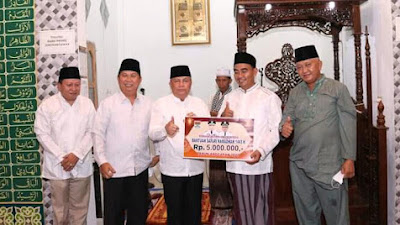 Wakil Wali Kota Lubuklinggau Melakukan Safari Ramadhan Di Masjid Al - Kautsar Perumnas Rahma Kecamatan Lubuklinggau Selatan