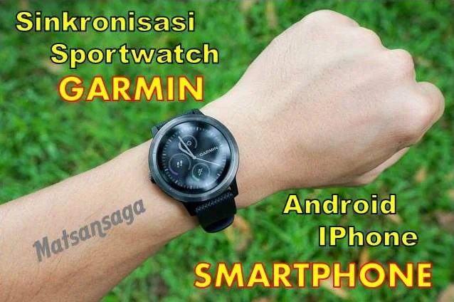 Sinkronisasi Sportwatch Garmin pada Smartphone