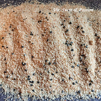 How to make edible sand for cake