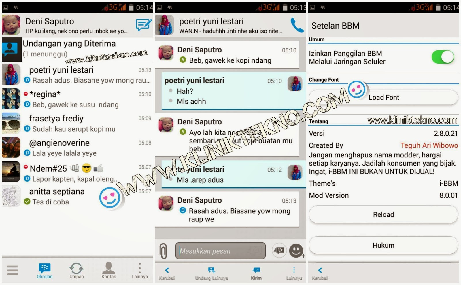 Kumpulan BBM Mod V28021 Apk Terbaru Mantap Android Tekno