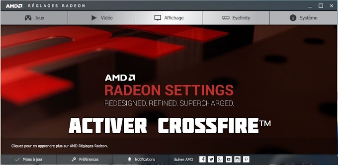 [Tutoriel] R9 Activer sont crossfire sous amd radeon settings (Disabled crossfire available)