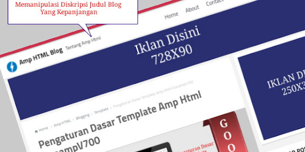 Manipulasi Diskripsi Judul Blog  Kepanjangan Agar Keren