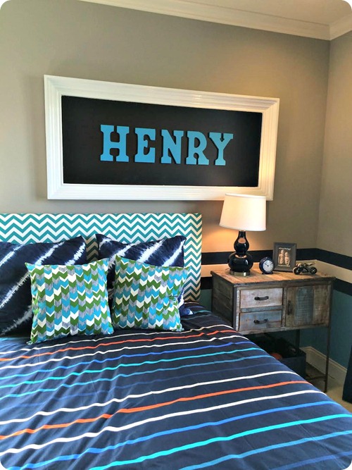 easy DIY name art 