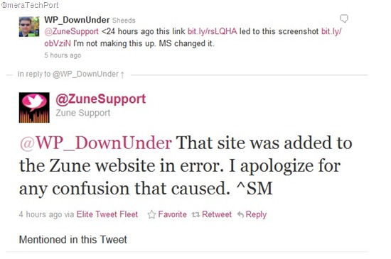 Zuneclarifies