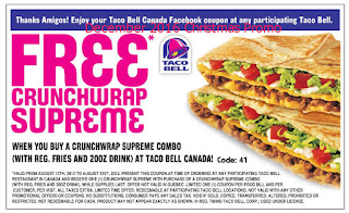 Taco Bell coupons december