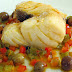  Bacalao Confitado con Escabeche de Verduras