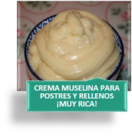 CREMA MUSELINA PARA POSTRES Y RELLENOS