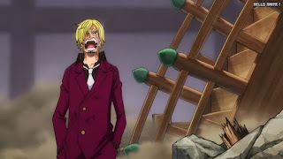 ワンピースアニメ 1046話 サンジ | ONE PIECE Episode 1046