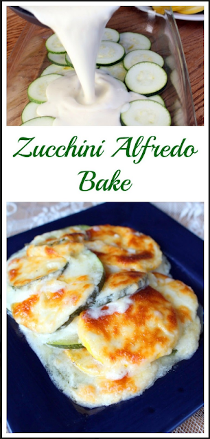 Zucchini Alfredo Bake