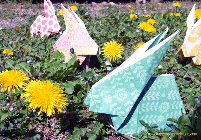 DIY Conejitos de Origami para Pascua