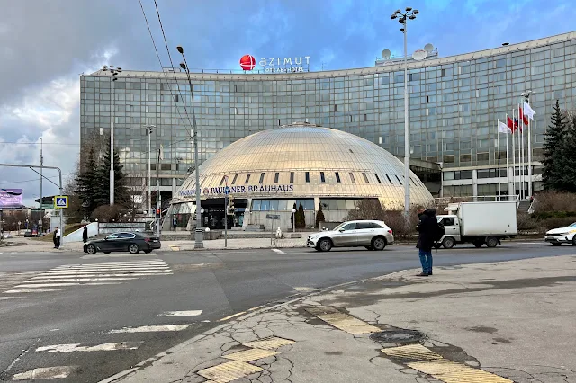 Олимпийский проспект, Самарская улица, гостиница Azimut Moscow Olympic Hotel