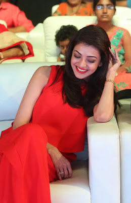 Kajal Agarwal at Oopiri Movie Audio Release