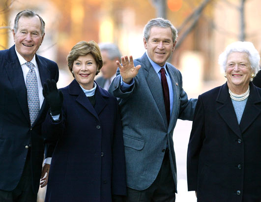 Bush family through george w bush family pictures. Bush family through