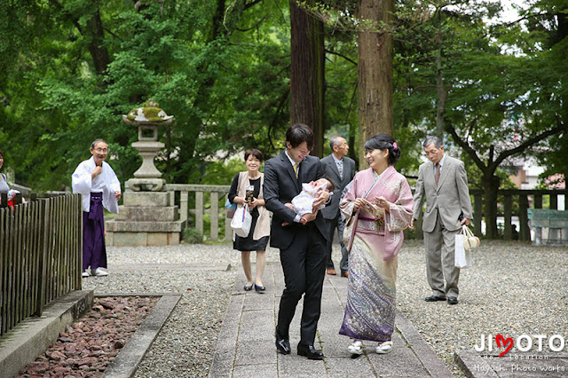 彦根市の新神社でのお宮参り出張撮影