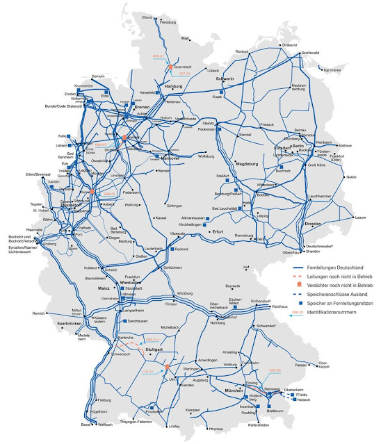 Deutsches Erdgas-Netz 500.000 Kilometer lang