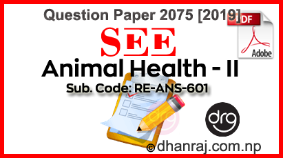 Animal-Health-II-Question-Paper-2075-2019-RE-ANS601-SEE-DOWNLOAD