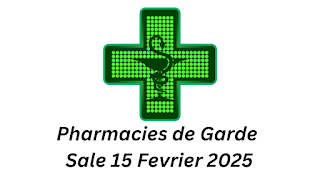 Pharmacies de Garde à Sale Aujourd'hui 15 Fevrier 2025