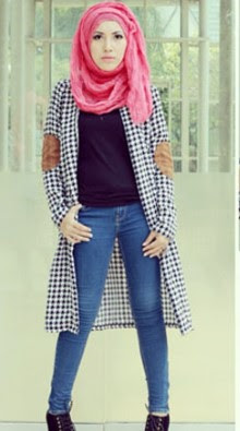 Style Hijab  Dengan Celana  Jeans  Untuk Remaja