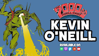 Wyrd Britain celebrates comic book artist Kev O'Neill with the 2000AD thrillcast podcast interview.
