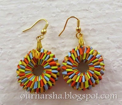  Paper Weaving Earrings (4)