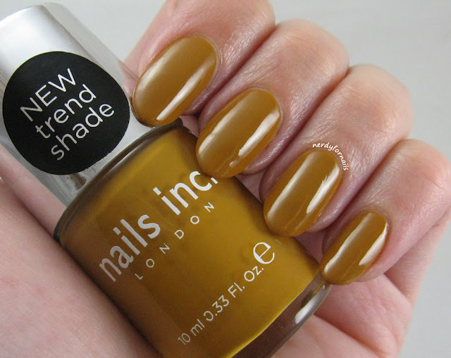 Nails Inc Hampstead Gardens Ugliest Yellow Polish Ever