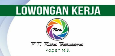 Lowongan PT Pura Barutama Unit Paper Mill Kudus terbaru  2022 membuka loker Kudus untuk posisi   QC PRODUKSI  Kualifikasi : Laki-laki Pendidikan Minimal SMA ( IPA )/ Sederajat Berpengalaman dibidangnya minimal 1 tahun Kirim CV ke :  hrd-papermill@kudus.puragroup.com, CP : 089644125139